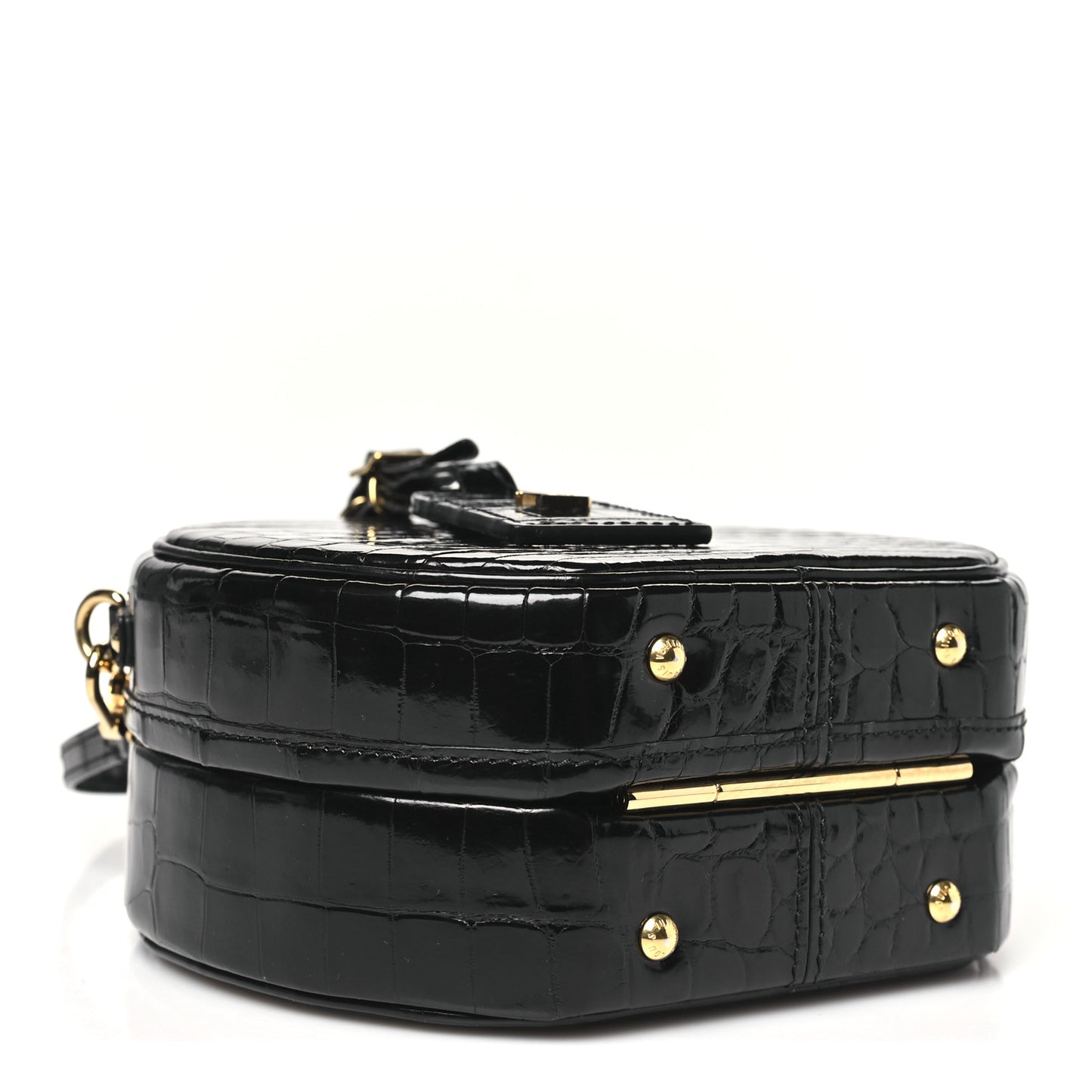 Crocodile Petite Boite Chapeau Black