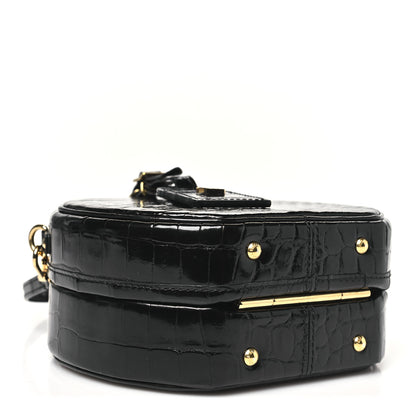 Louis Vuitton Crocodile Petite Boite Chapeau Black 4 of 9