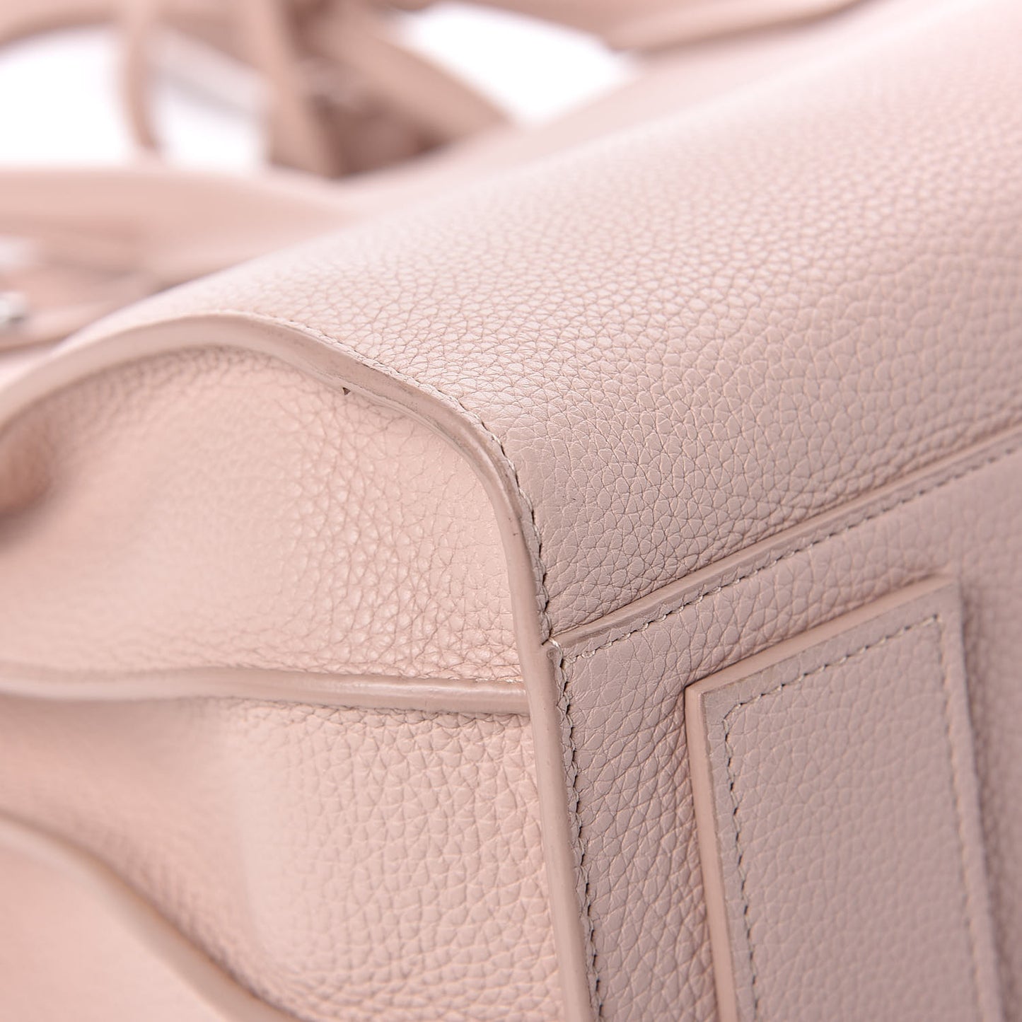 Grained Calfskin Small Supple Sac De Jour Rose