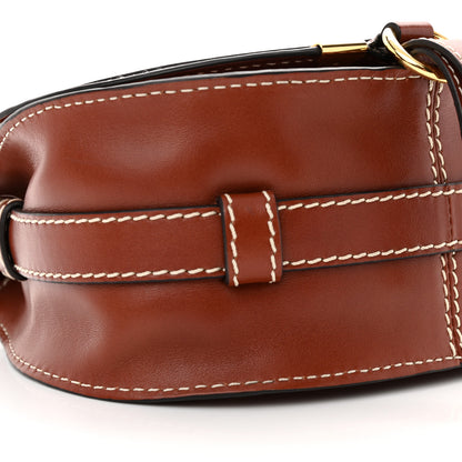 Chloe Shiny Calfskin Small Marcie Saddle Bag Brown 9 of 11