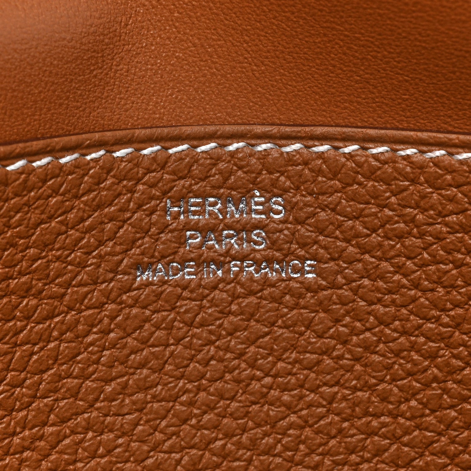Hermes Togo Dogon Recto Verso Wallet Gold 6 of 9