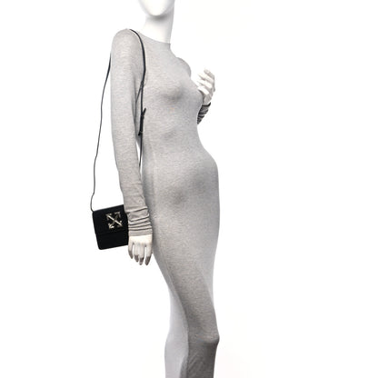 Off-White Calfskin Jitney 0.7 Crossbody Bag Black 2 of 12