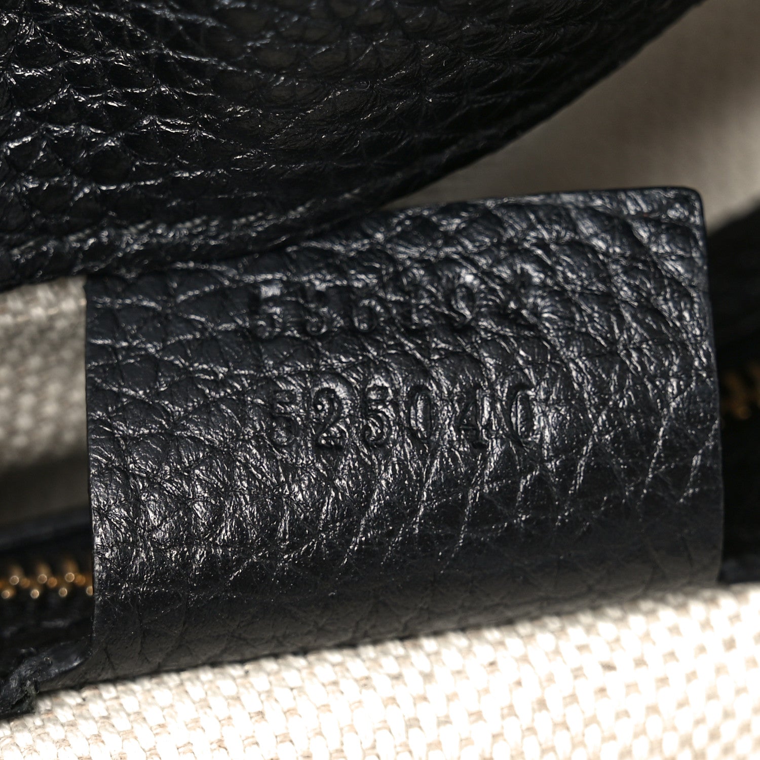 Gucci Pebbled Calfskin Large Soho Hobo Black 7 of 10