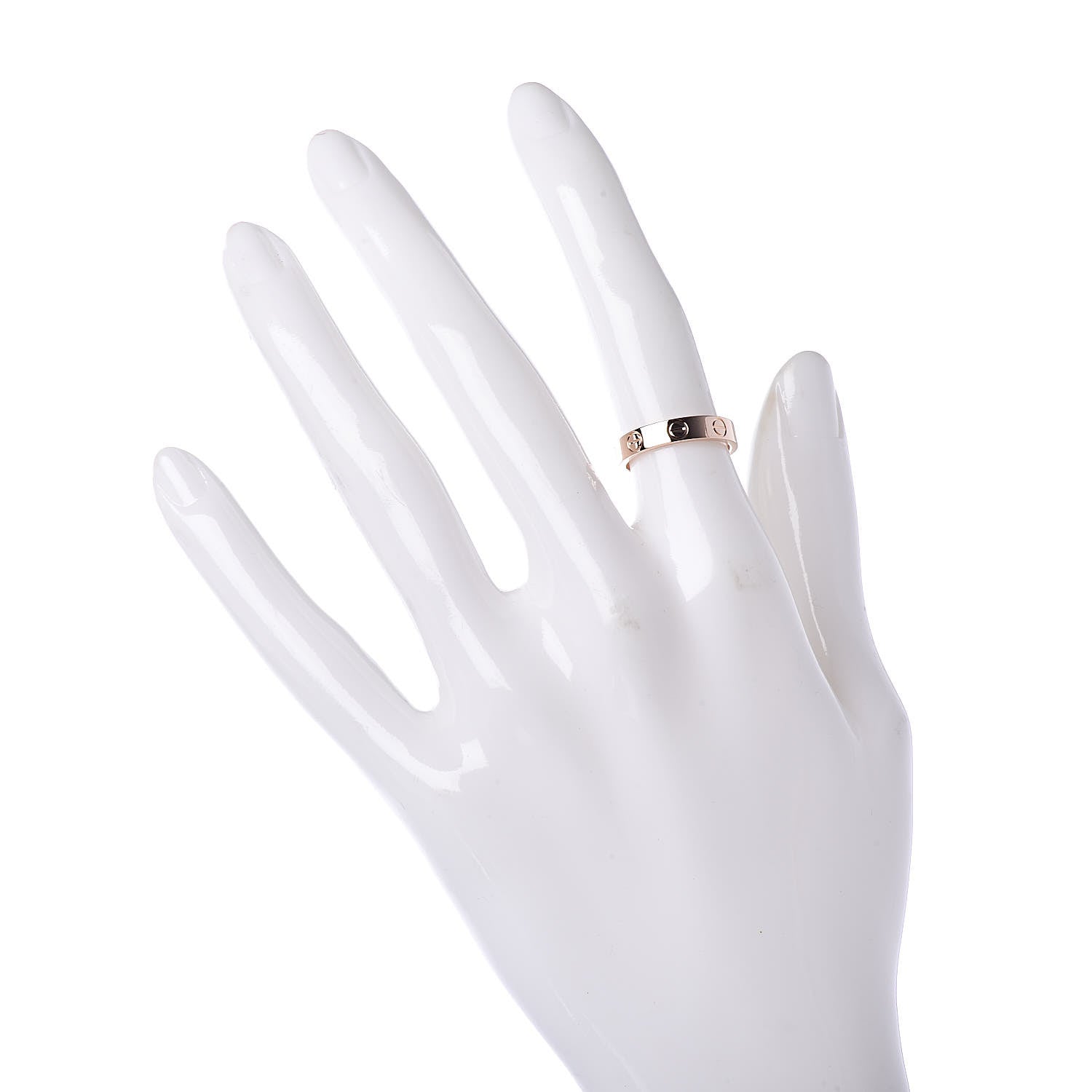 Cartier 18K Pink Gold 3.5mm LOVE Wedding Band Ring 48 4.5 2 of 4