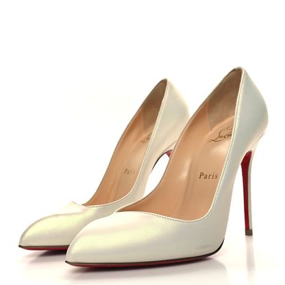 Christian Louboutin Nappa Corneille 100 Pumps 36 Snow 4 of 9