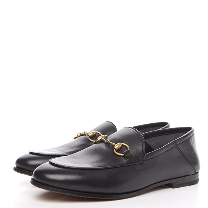Gucci Lambskin Womens Brixton Horsebit Loafers 35 Black 3 of 11