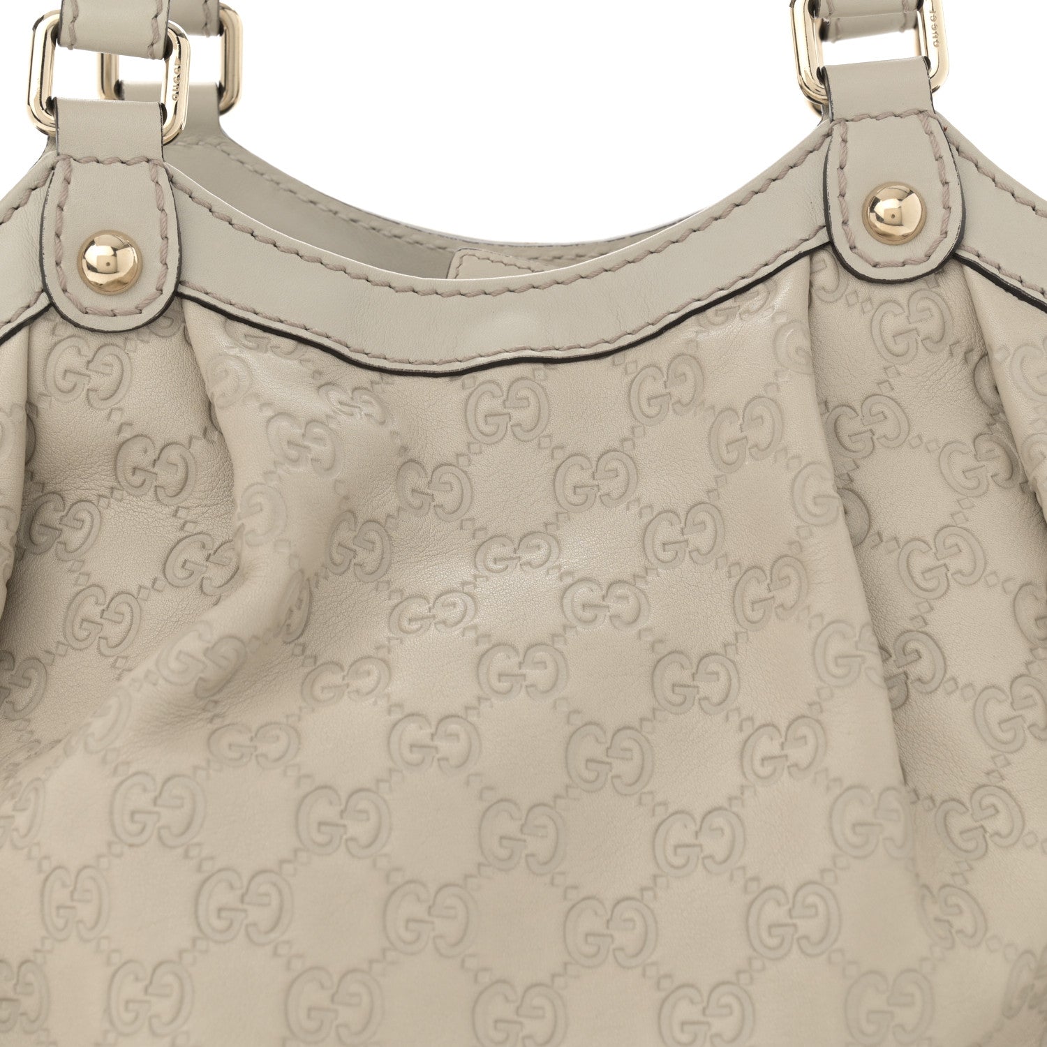 Gucci Guccissima Medium Sukey Tote Mystic White 8 of 12