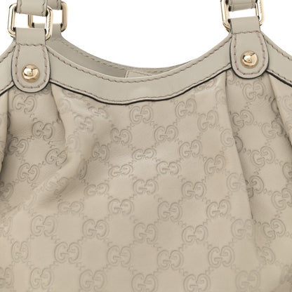 Gucci Guccissima Medium Sukey Tote Mystic White 8 of 12
