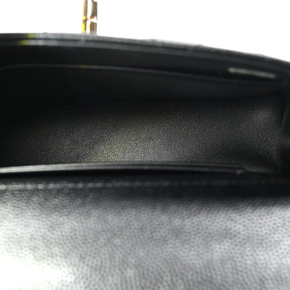 Chanel Caviar Quilted Coco Handle Clutch With Chain Black 5 of 11