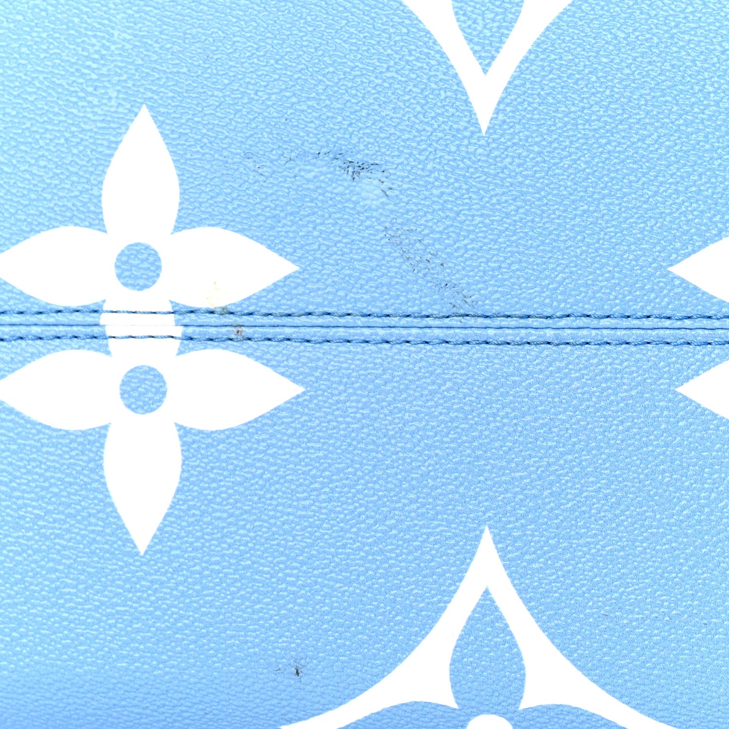 Louis Vuitton Monogram Giant Raffia Hamptons By The Pool Onthego GM Blue 9 of 14