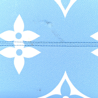 Louis Vuitton Monogram Giant Raffia Hamptons By The Pool Onthego GM Blue 9 of 14