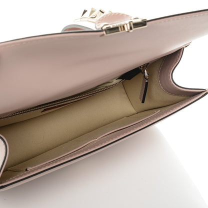 Valentino Garavani Vitello Medium Glam Lock Rockstud Flap Poudre 5 of 6