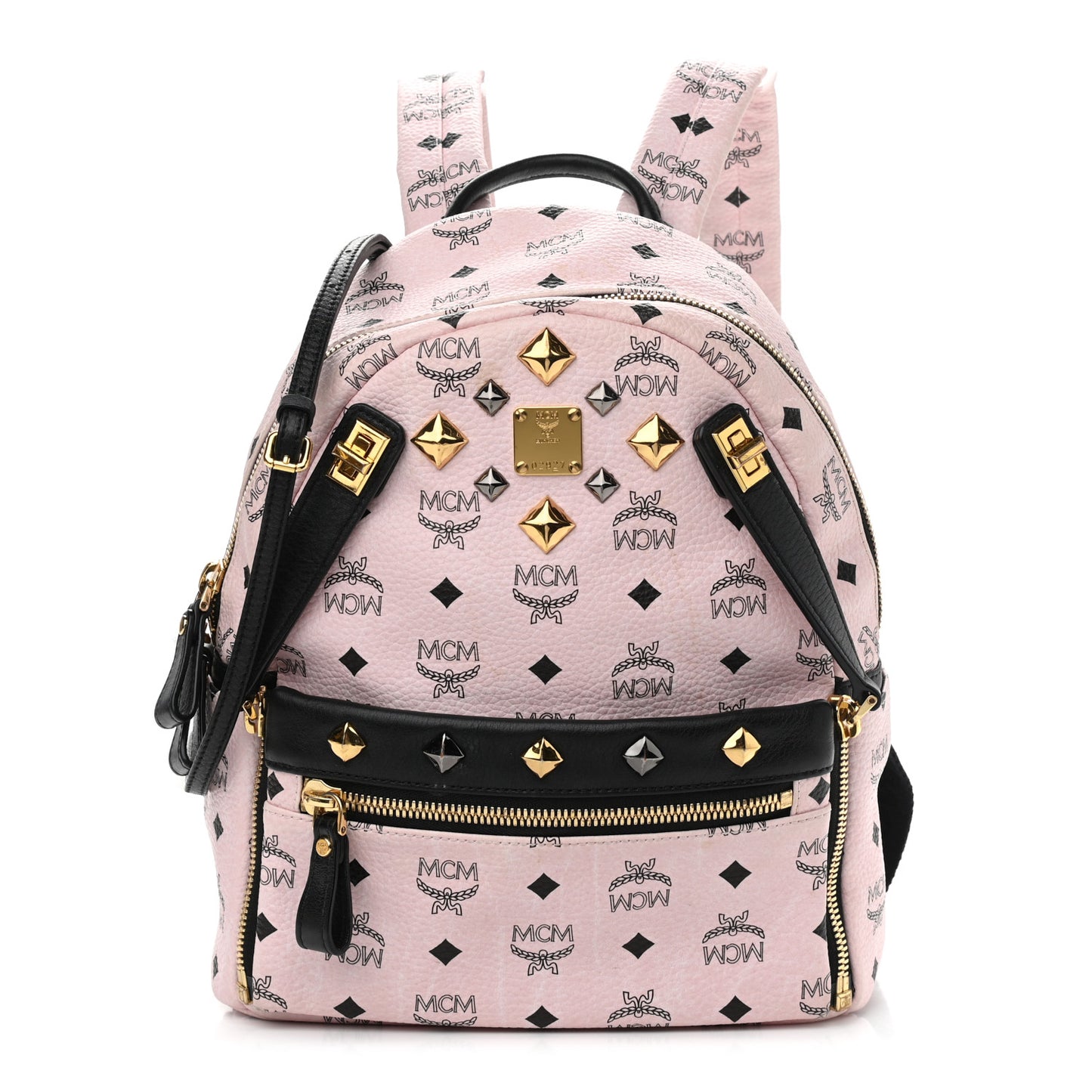 Visetos Studded Small Dual Stark Backpack Chalk Pink Black