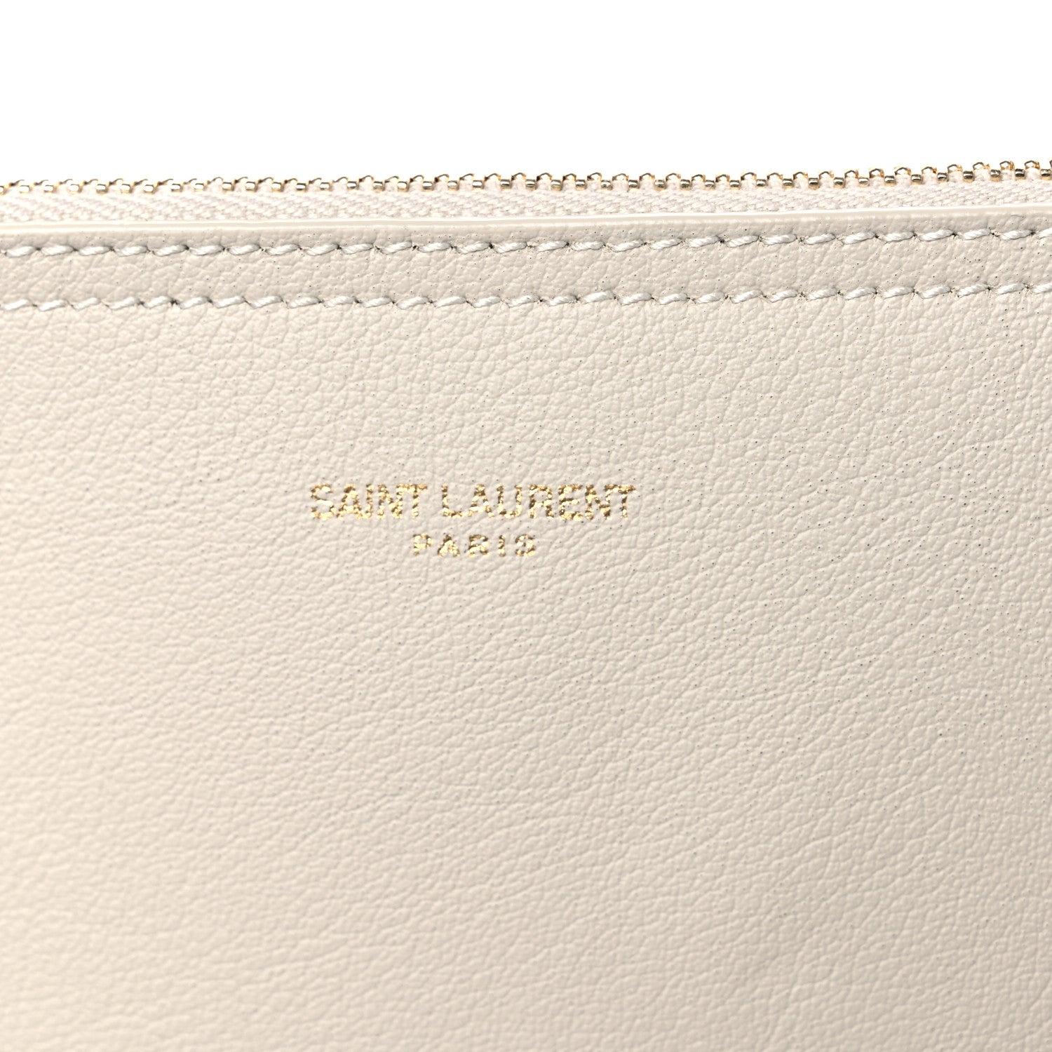 Saint Laurent Calfskin Large Shopping Tote Porcellana 7 of 12