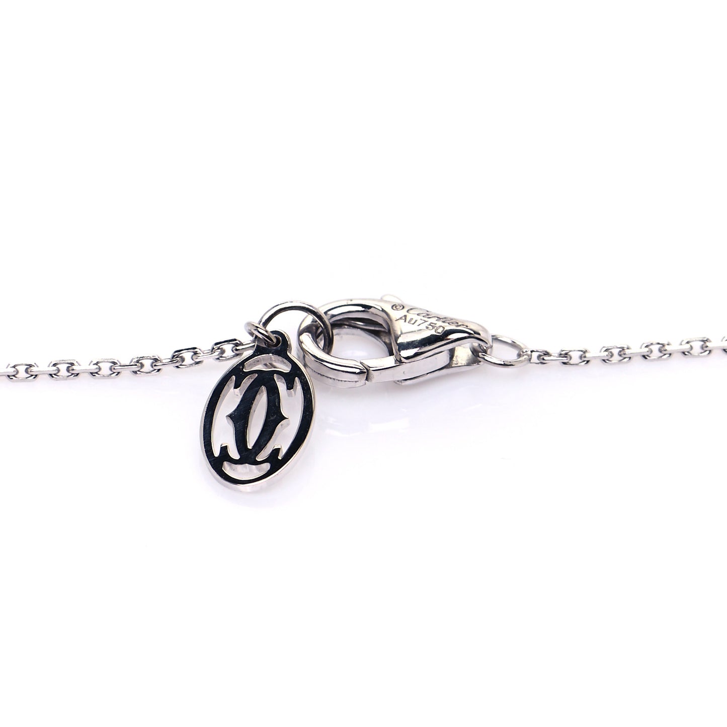 18K White Gold Diamond .30ct 1895 Pendant Necklace