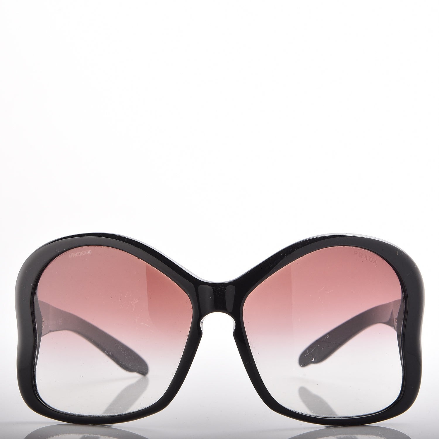 Prada Butterfly Frame Sunglasses SPR 181 Black 2 of 7