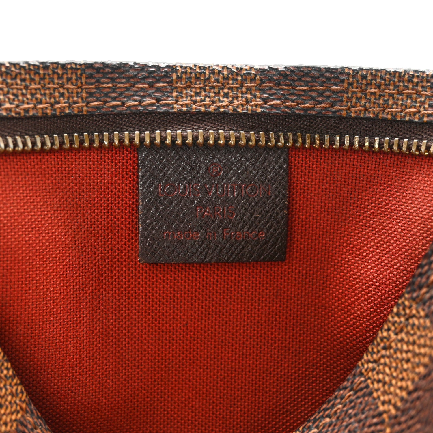 Louis Vuitton Damier Ebene Trousse Make Up Bag Pochette 6 of 11