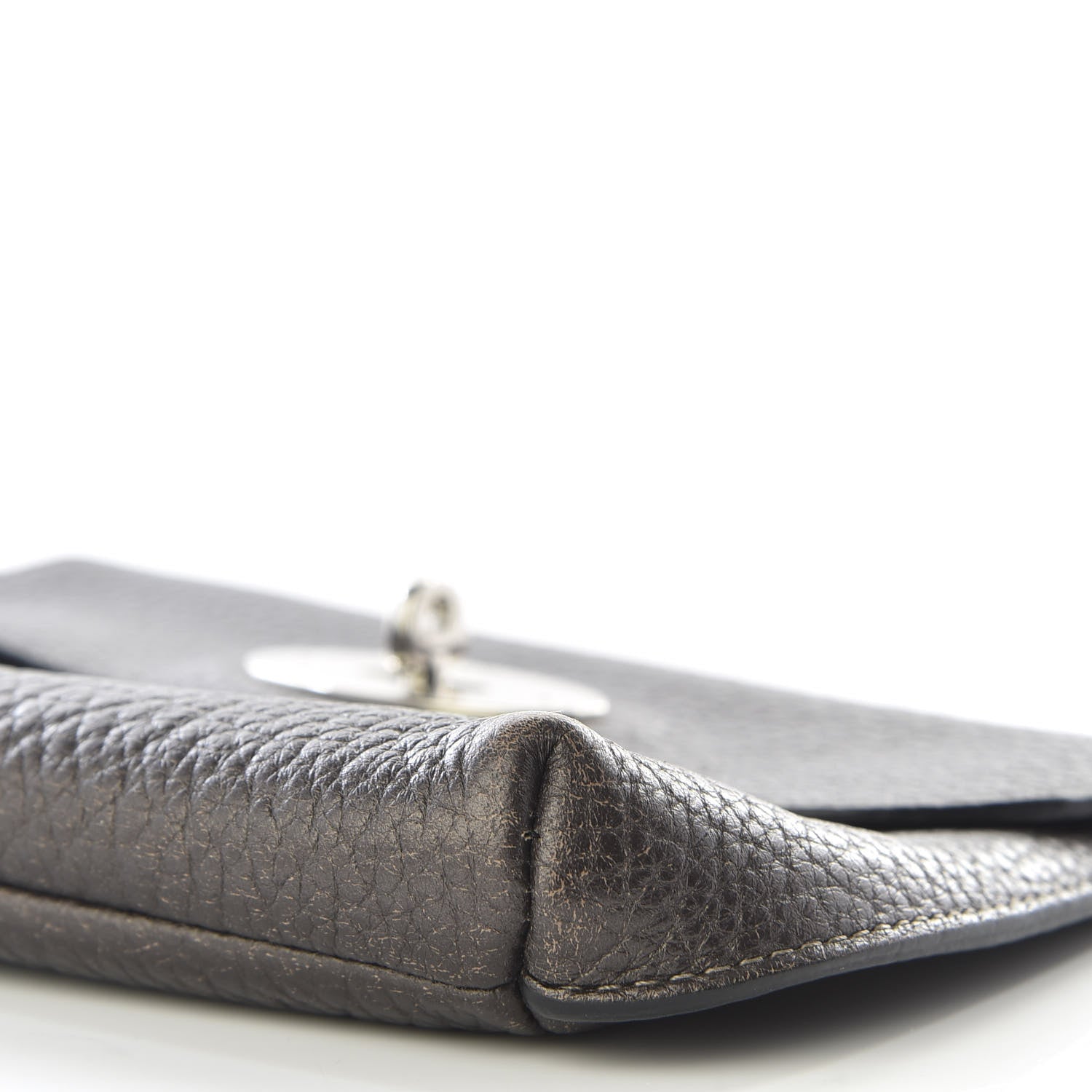 Mulberry Grained Calfskin Darley Cosmetic Pouch Evergreen 6 of 8