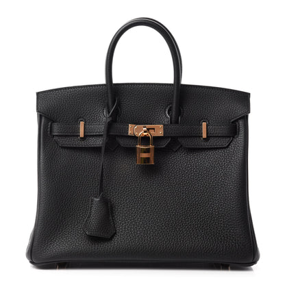 Hermes Togo Birkin 25 Black 1 of 11