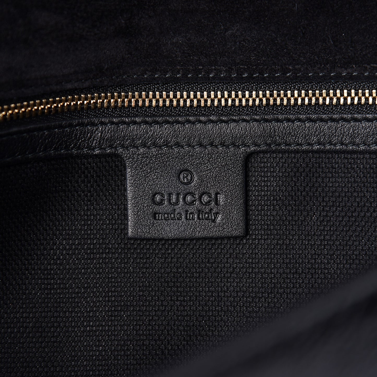 Soft Patent Medium Soho Clutch Black