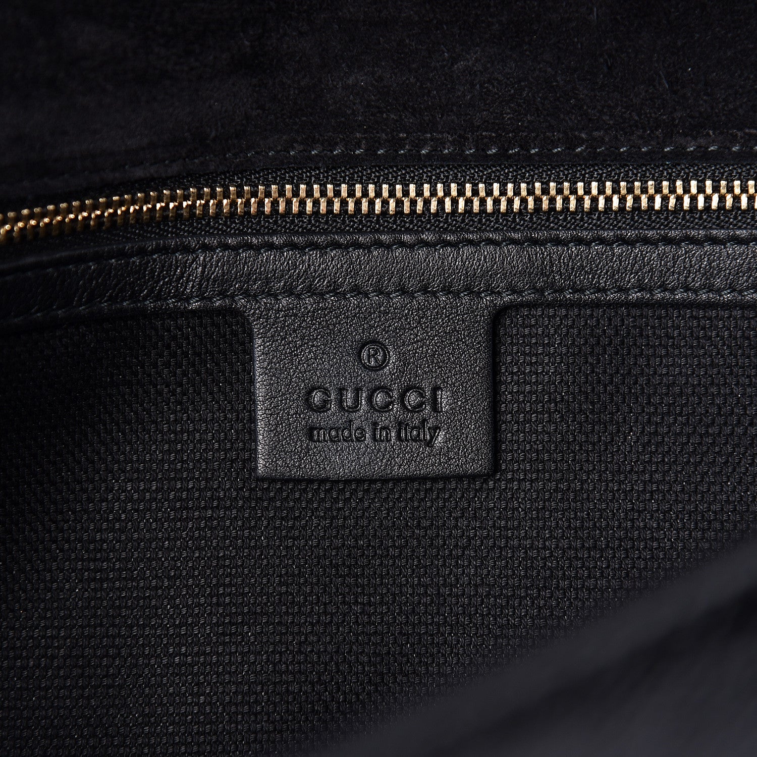 Gucci Soft Patent Medium Soho Clutch Black 6 of 7