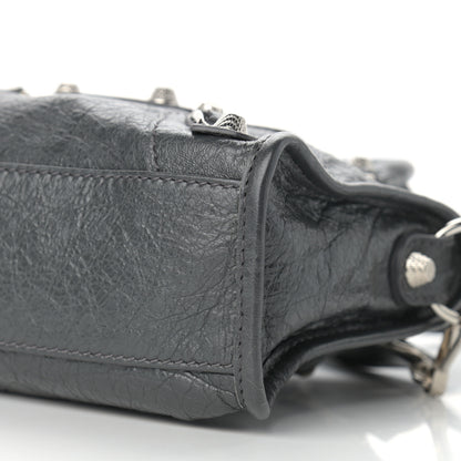 Balenciaga Agneau Giant 12 Silver Hardware Mini City Gris Fossile Anthracite 8 of 8