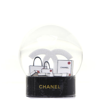 Chanel Glass CC Shopping Bag Snow Globe 1 of 5
