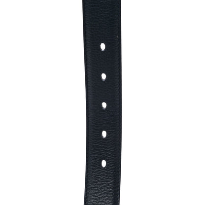 Christian Dior Calfskin Dior Homme Belt 95 38 Navy 8 of 9