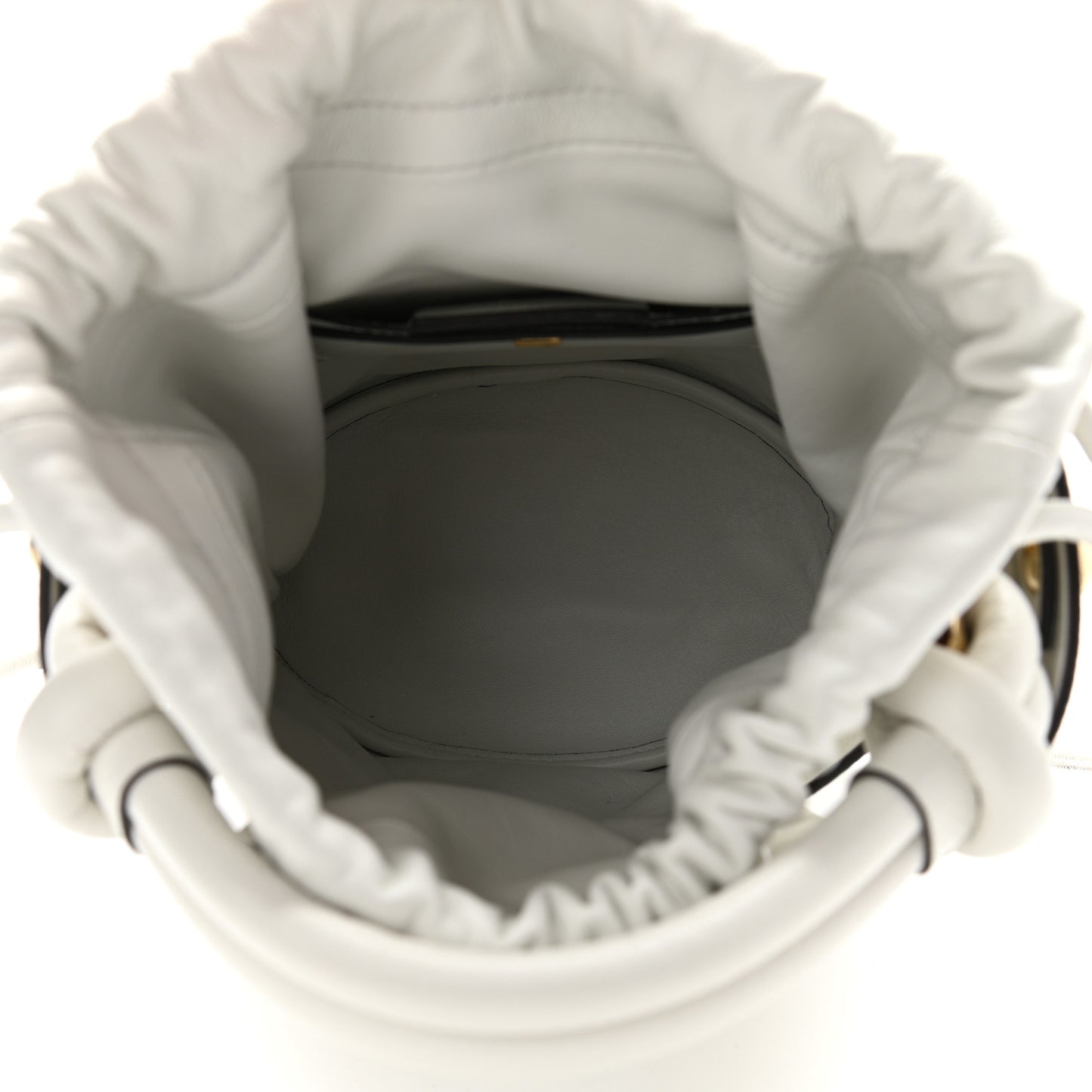 Calfskin Cage Bag White