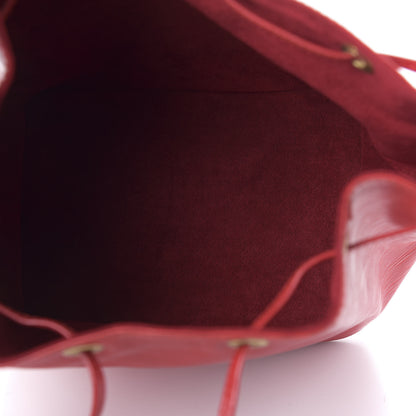 Louis Vuitton Epi Petit Noe Castillan Red 5 of 10