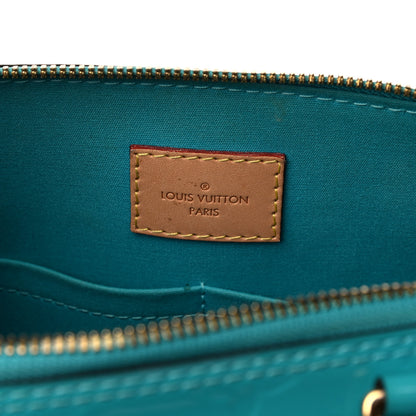 Louis Vuitton Vernis Alma PM Blue Lagon 5 of 15