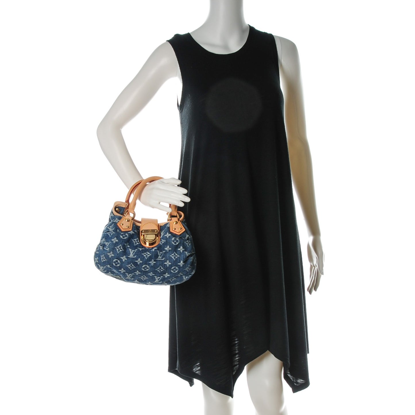 Monogram Denim Pleaty Blue