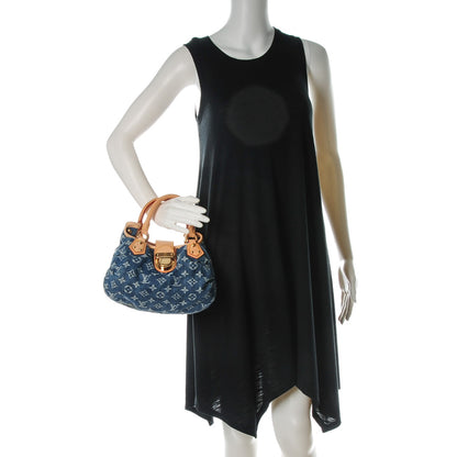 Louis Vuitton Monogram Denim Pleaty Blue 2 of 7