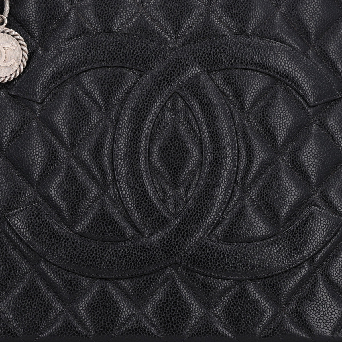 Chanel Caviar Quilted Medallion Tote Black 8 of 11