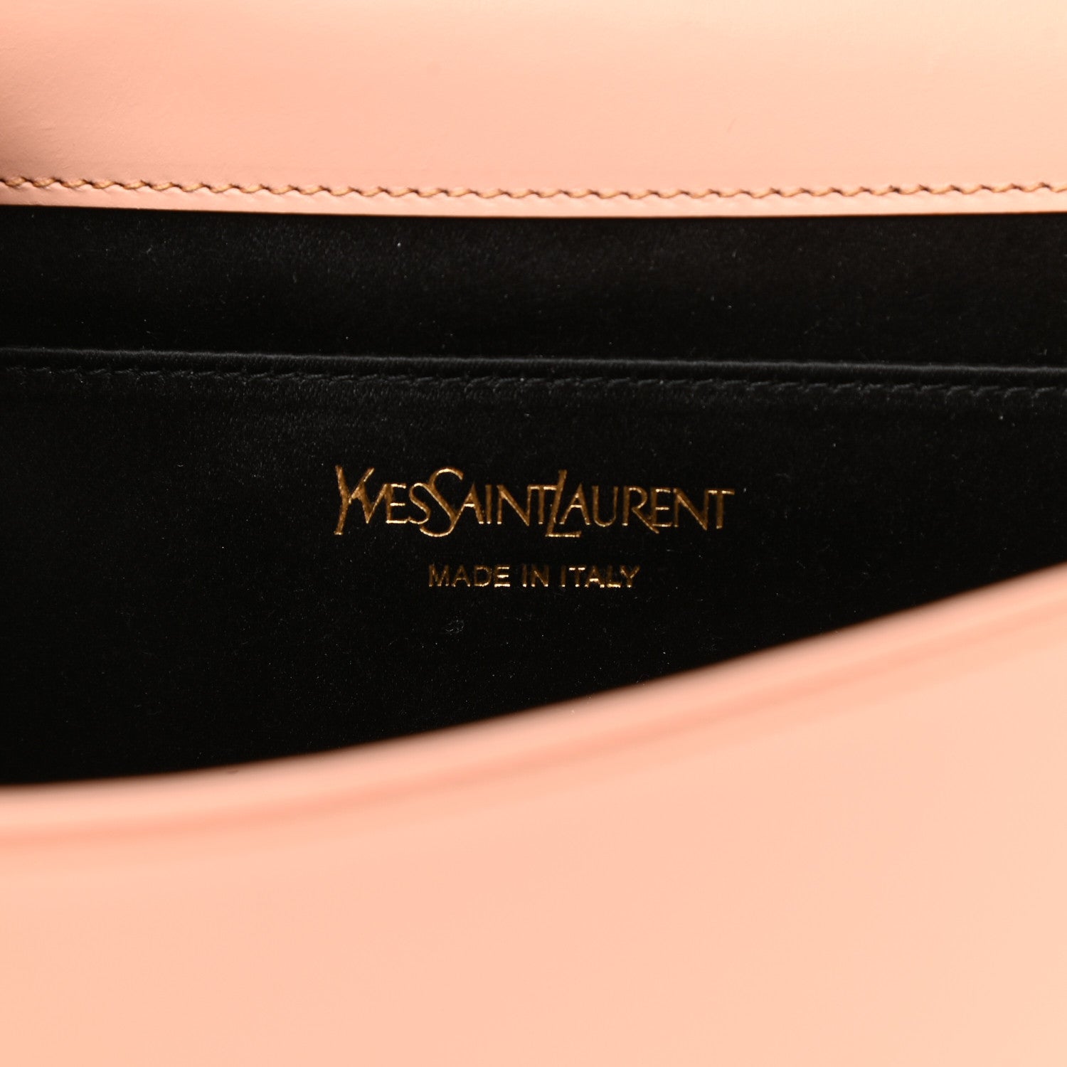 Saint Laurent Calfskin Monogram Large Belle De Jour Clutch Pink 6 of 7