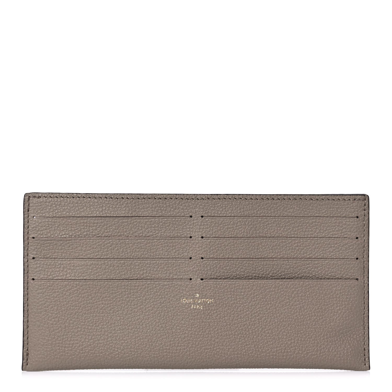 Louis Vuitton Calfskin Felicie Chain Wallet Card Holder Insert Tourterelle 1 of 6