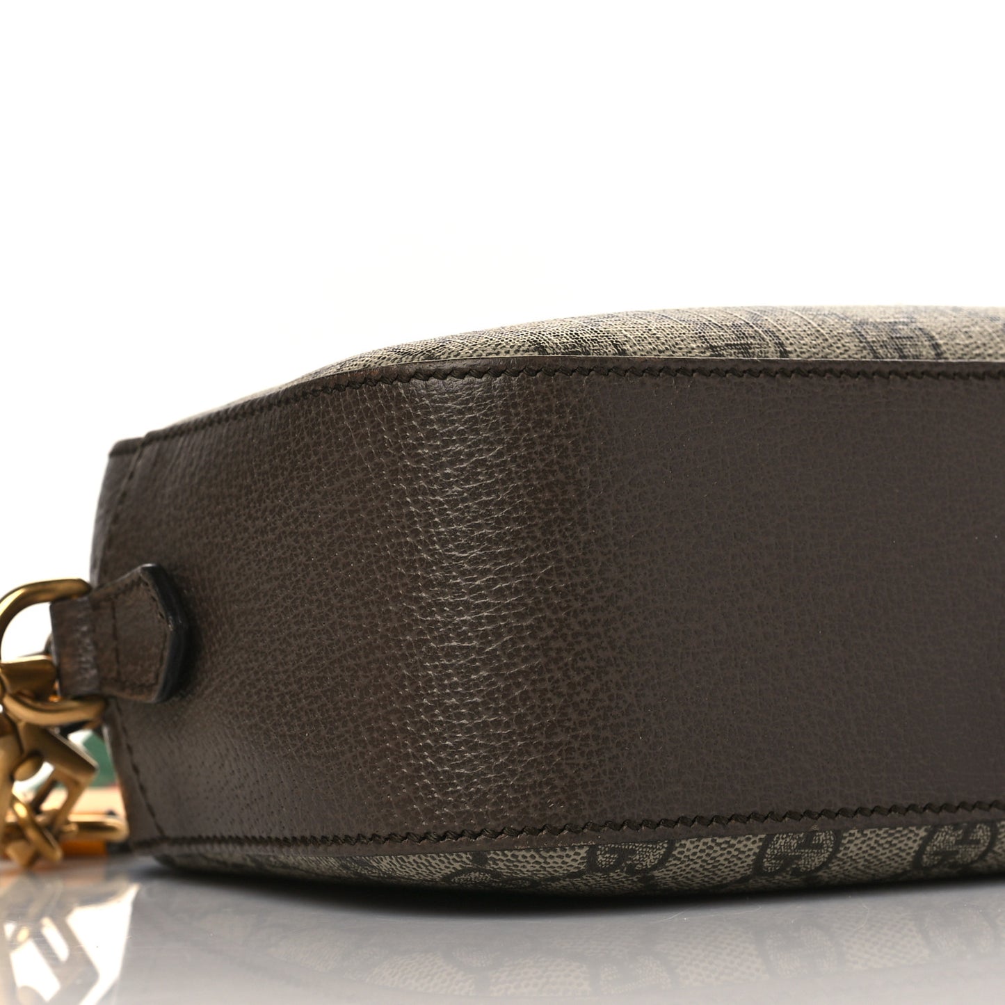 GG Supreme Monogram Web Neo Vintage Shoulder Bag Beige New Acero Crop