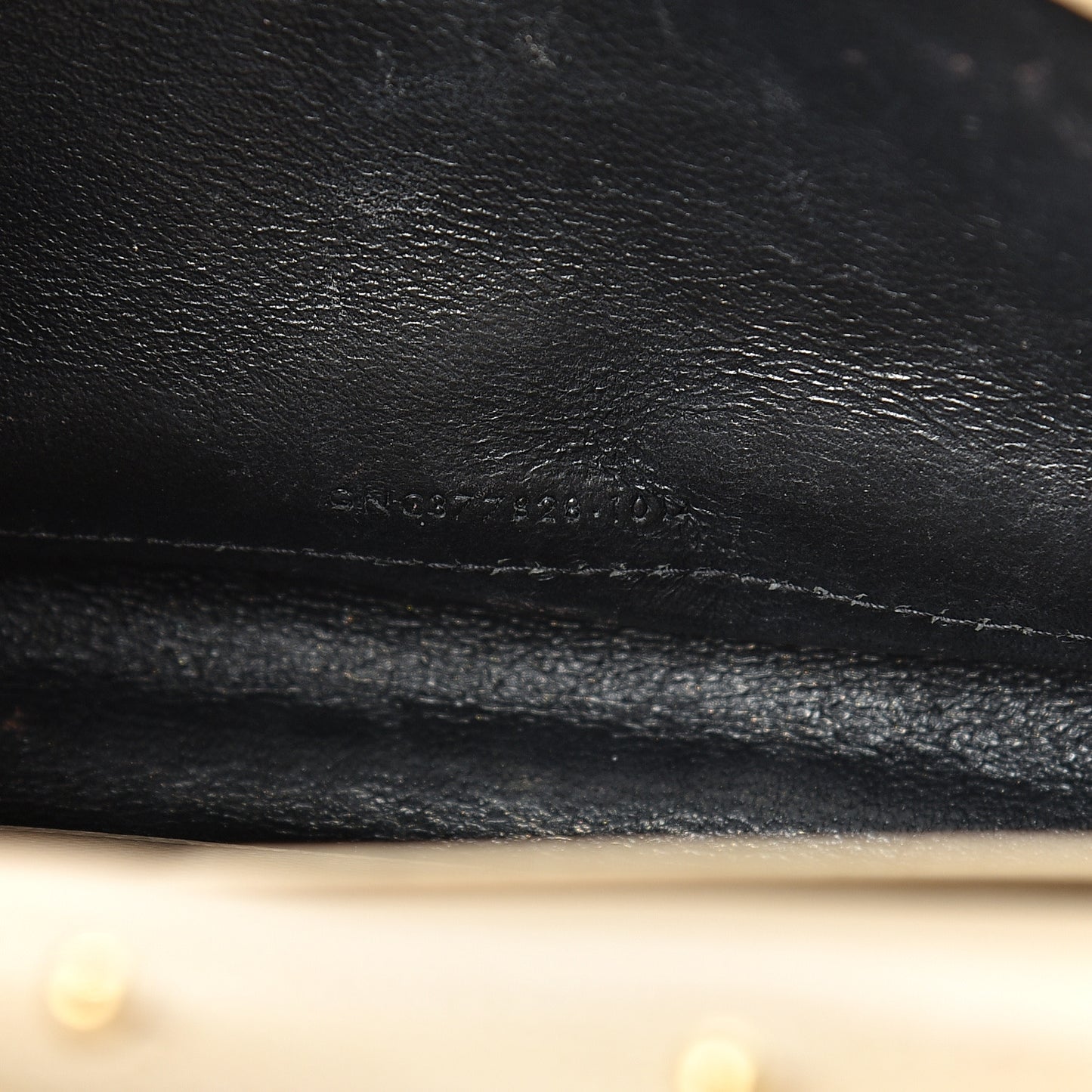 Grain De Poudre Matelasse Chevron Monogram Chain Wallet Nude Powder