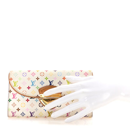 Louis Vuitton Monogram Multicolor Eugenie Wallet White 2 of 7