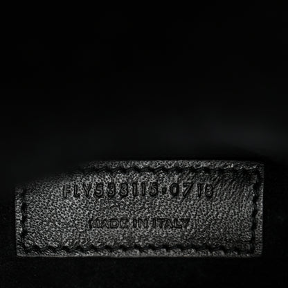 Saint Laurent Suede Studded Monogram Medium Sulpice Shoulder Bag Black 8 of 11