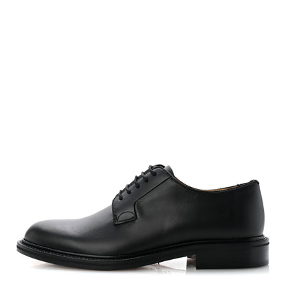 Valentino Garavani Calfskin Mens Derby Loafers 41 Black 1 of 10