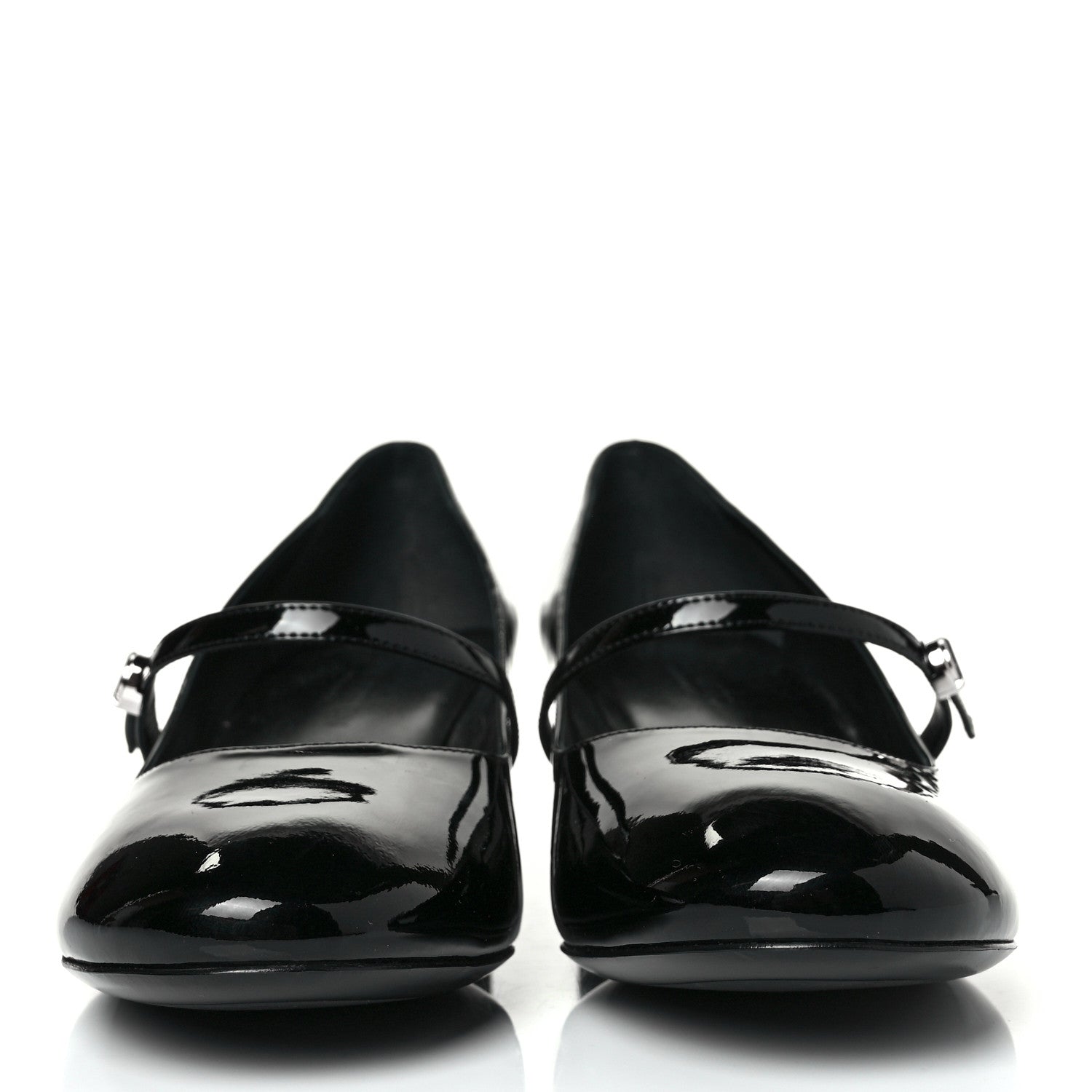 Louis Vuitton Patent Uniformes Silhouette 40mm Pumps 39 Black 2 of 9