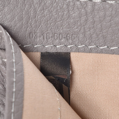 Chloe Grained Calfskin Marcie Square Wallet Cashmere Grey 7 of 9