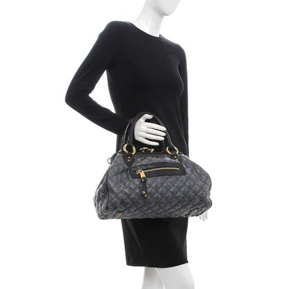 Marc Jacobs Juta Ostrich Stam Tote Navy 2 of 8