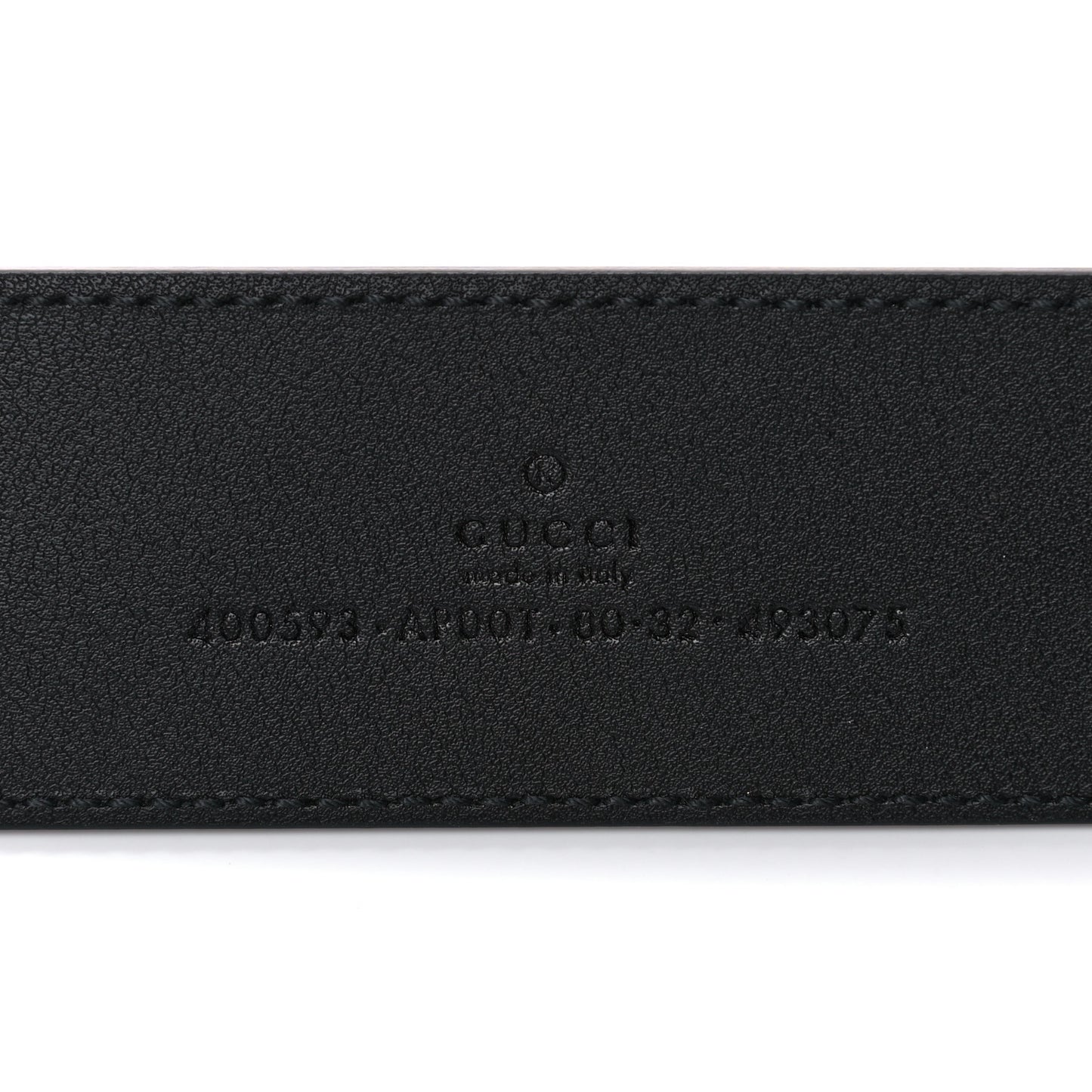 Calfskin Double G 40mm Belt 80 32 Black
