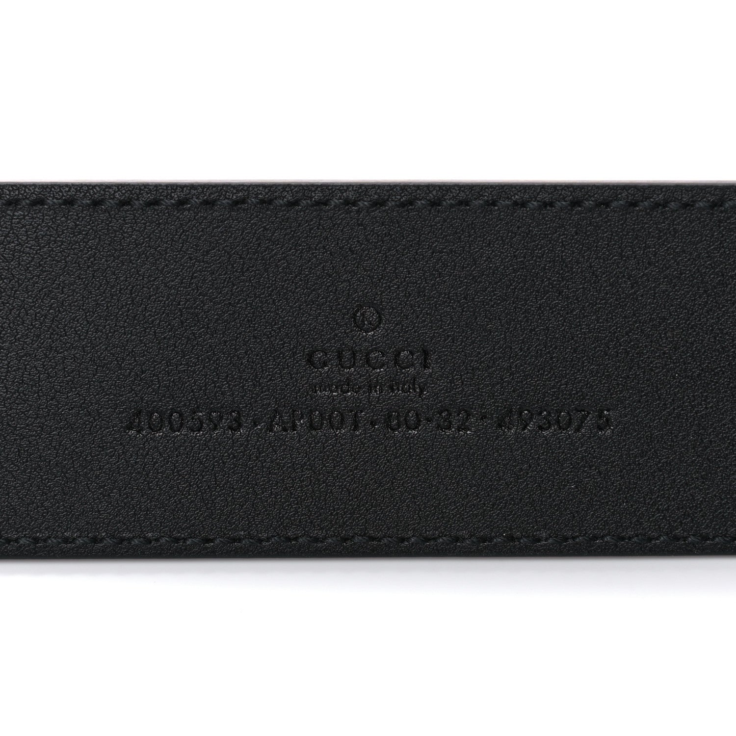 Gucci Calfskin Double G 40mm Belt 80 32 Black 3 of 5