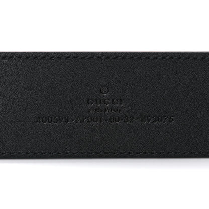 Gucci Calfskin Double G 40mm Belt 80 32 Black 3 of 5