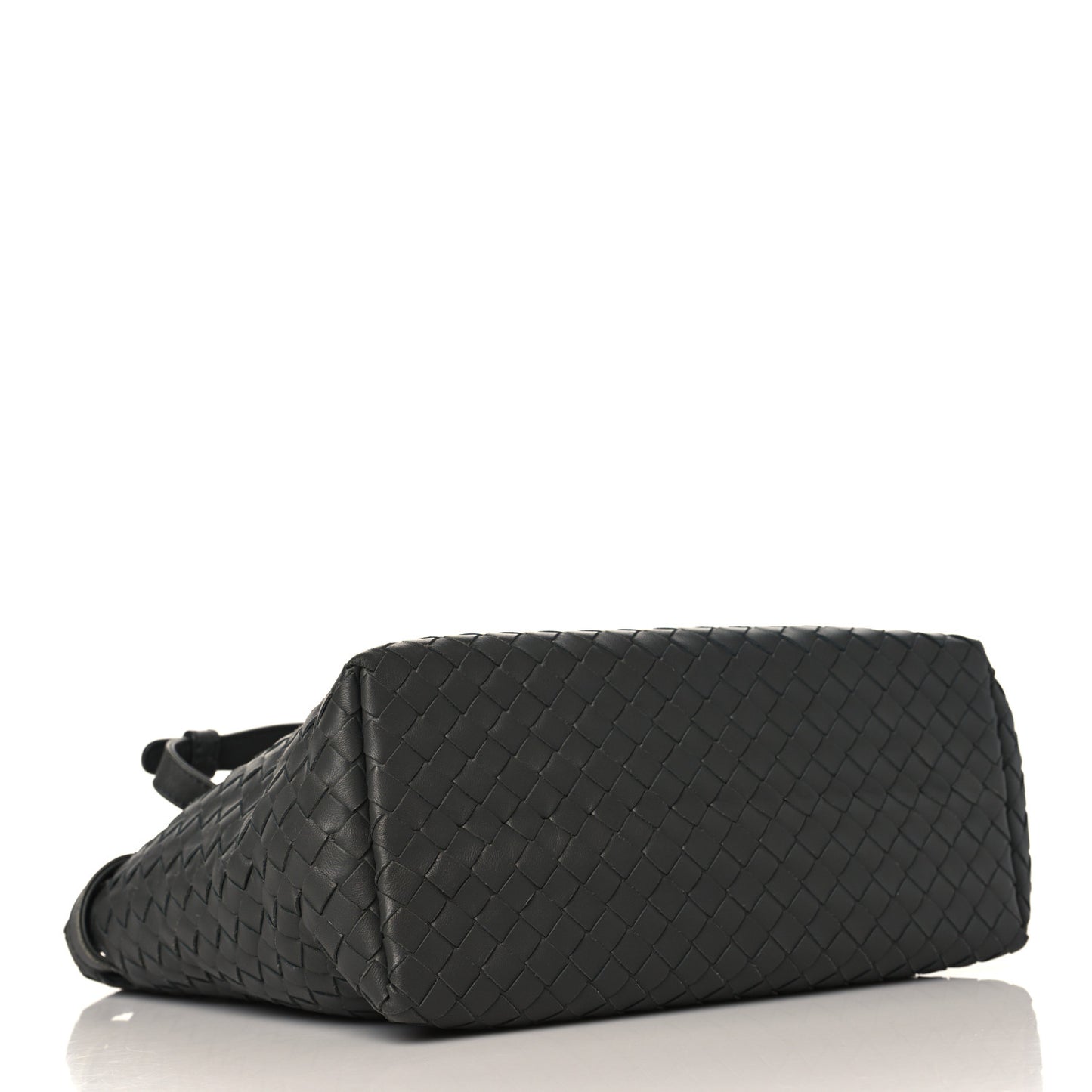 Nappa Intrecciato Small Garda Bag Light Grey
