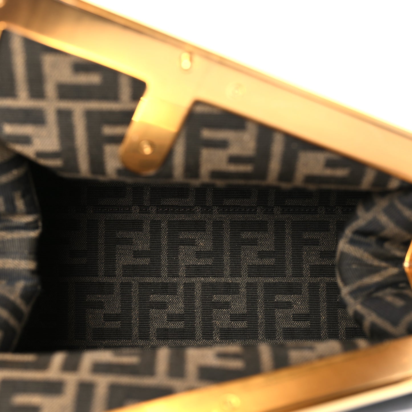 Shiny Nappa Medium Fendi First Black