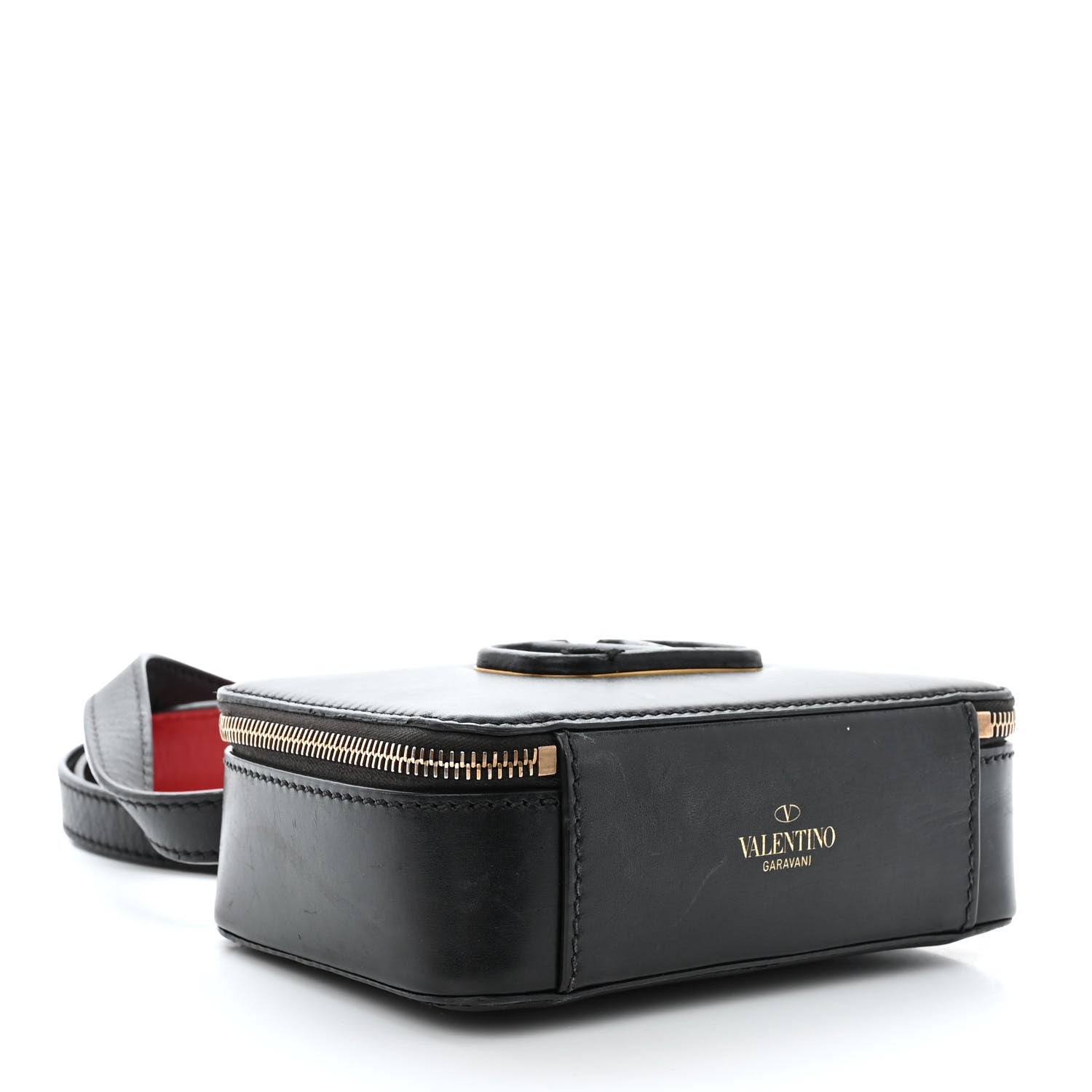 Valentino Garavani Smooth Calfskin VSling Crossbody Bag Black 4 of 12